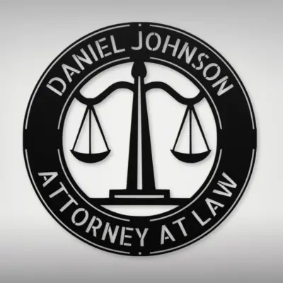 Custom Law Firm Metal Sign